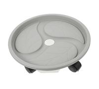 Plantes éTagèRe Lot de 3 plateaux pour pots de fleurs d'intérieur, support pour pots de fleurs, chariot, soucoupe, base pour pots de fleurs de jardinage, soucoupes pour pots de fleurs, plateau circula