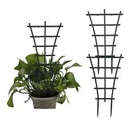 Plantes Grimpantes Support, Treillis de Jardin pour Plantes, 2 Pièces, utilisés pour Les Mini vignes, Les Feuilles et Les Supports en Treillis (Extensibles et empilables)
