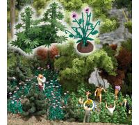 PLANTES HEMP (X6) Et POPPY (X16) OO/HO Gauge Busch 1250