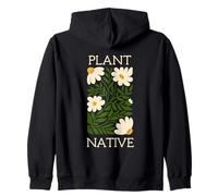 Plantes indigènes Fleurs Sauvages Jardin Cultiver Floral Sweat à Capuche