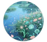 Plantes Magiques Puzzles 1000 Pieces Cadeau Unique Magical forêt Jeu Éducatif Challenge Toy À De Supérieure Peinture Art pour Adultes Et Enfants 1000pcs (67.5x67.5cm)