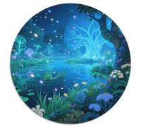 Plantes Magiques Puzzles 1000 Pieces Cadeau Unique Magical forêt Jeu Éducatif Défi Jouet À De Supérieure Peinture Art pour Adultes Et Enfants À Partir De 12 Ans 1000pcs (67.5x67.5cm)
