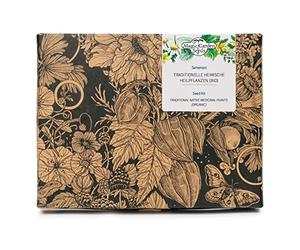 Plantes médicinales traditionnelles (bio) - coffret cadeau de semences avec 6 herbes médicinales européennes anciennes pour le jardin médicinal