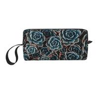 Plantes succulentes fraîches imprimées, Trousse de Maquillage Trousse à cosmétiques Trousse de Toilette de Voyage Portable Pochette de Maquillage
