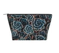 Plantes succulentes fraîches imprimées, Trousse de Toilette Trousse de Maquillage Sac à cosmétiques Trousse de Toilette de Voyage Portable