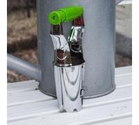 Planteur à bulbes Manuel Garden Master® - Outil de Coupe-Sol en Acier Inoxydable antirouille avec poignée Ergonomique et Graduations de Profondeur pour la Plantation de bulbes, Le désherbage