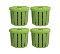 Planteur de réservoir de Poisson - Support de d'aquarium - Panier hydroponique - Récipient de Stockage Alimentaire pour Animaux de Compagnie avec mécanisme de Verrouillage hermétique