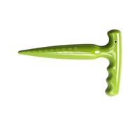 Planteur de semences - Outil de jardinage en bois de 27,9 cm, poignée en T, plantoir manuel pour bulbes avec marquages de profondeur, perceur de sol à pointe pointue, creuseuse de trou ergonomique |