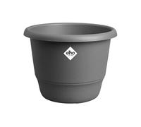 Elho – Pot de fleurs Amiga Rond 47 – Noir – Ø 47 x H 35 cm – Extérieur – 100% recyclé