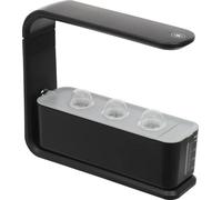 Planteur hydroponique, design économe en énergie, hauteur de lampe réglable, noir