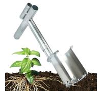 Planteur portable planteur en acier inoxydable greffes de plantation ergonomique outils de plantation de outils de jardinage pour usage de jardinage à ressort planing à fleurs de t