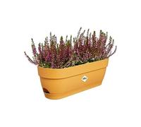 Planteur rectangle VIBIA - Plastique - Réservoir - Ø50 - Rose Poussiere