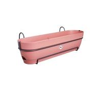 Planteur rectangle VIBIA - Plastique - Réservoir - Ø70 - Rose Poussiere