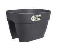 Planteur - vibia campana flower bridge 40 - anthracite - balcon extérieur - 7,5 l Elho