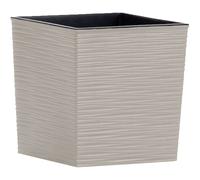 Planteurs Pot de Fleur Bacs à Fleurs Fleurs Nizza Groove 25x25, 5cm Plastique