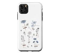 Plantez-Les Save The Bees Botanical Vintage Wildflowers Girl Coque pour iPhone 11 Pro Max