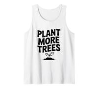Plantez Plus d'arbres et Sauvez la Terre Message écologique Débardeur