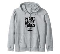 Plantez Plus d'arbres et Sauvez la Terre Message écologique Sweat à Capuche