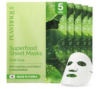 PLANTIFIQUE Masque Hydratant Visage Chill Cica | Face Masks Asian (x5)