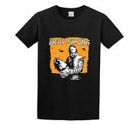 PLANT'ISM Men's Summer T-Shirt Angry Samoans 4 Carefully Designed, Every Design is Just Right Black M