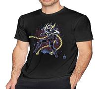 PLANT'ISM Saint Seiya The Phoenix Ikki Men's Short-Sleeved T-Shirt Black 3XL