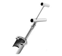 Plantoir à bulbes à long manche, outil de plantation d'arbres fruitiers en acier inoxydable, outil de plantation de bulbes, accessoires de jardin pour tulipes, crocus, dahlias, lys, légumes