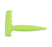 Plantoir à bulbes ergonomique avec échelle de profondeur de 1 à 10 cm, truelle de plantation manuelle en plastique vert pour bulbes de fleurs, légumes et dans les parterres de jardin, pots et