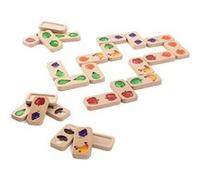 PlanToys - Fruit & Veggie Domino - premier âge, jeu de tuiles - 24 pièces G