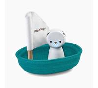 PlanToys Jouet en bois Voilier-Ours polaire
