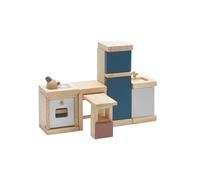 PlanToys Orchard Set de meubles de poupées Cuisine - 14,8 x 5 x 5 cm - en bois d'hévéa - dès 3 ans