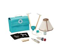 PlanToys Set de Vétérinaire Enfant - Jouet de Vétérinaire avec 3 Instruments Médicaux et Trousse de Rangement - 3+ Ans
