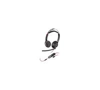 Plantronics B2B Blackwire 5220 Binaural Bandeau Noir, Rouge - Casques audio (Centre d'appel/Bureau, Binaural, Bandeau, Noir, Rouge, Bouton, Simili-cuir, Metal, Plastique)