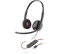 Plantronics - Blackwire 3220 - Casque D'Écoute Filaire À Deux Oreilles (Stéréo) Avec Microphone Boom - Usb-C Pour Connecter À Votre Pc Ou Mac