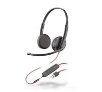 POLY Blackwire 3225 Casque Avec fil Arceau Appels/Musique USB Type-A Noir - Neuf