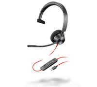 Poly Blackwire 3310 Microsoft Teams Certified USB-C Headset TAA 760Q7AA