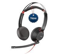 Plantronics - Blackwire 3325 USB-C (Poly) - Micro-casque filaire binaural avec micro-perche - Connexion à un PC/Mac via USB-C ou à un(e) téléphone portable/tablette via un connecteur Jack 3,5mm