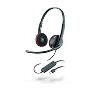 POLY Blackwire C3220 Casque Avec fil Arceau Appels/Musique USB Type-C Noir, Rouge - Neuf