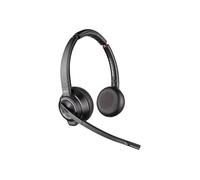Poly W8220-M, MSFT Casque Sans fil Arceau Bureau/Centre d'appels Bluetooth Noir