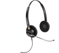 HP POLY EncorePro 520V On-Ear Wired Headset - Black - Skype for Business Certified