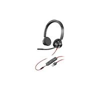 Plantronics Poly Blackwire 3325 214016-101 Casque filaire pour Microsoft USB-A et 3,5 mm