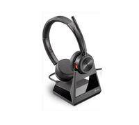 Plantronics Savi 7220 Office Duo Un micro-casque sans fil moderne et puissant conçu pour une utilisation sur téléphone fixe.
