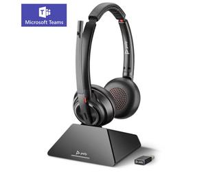 Plantronics Savi 8220, Binaural, Microsoft, S8220-M C USB-A