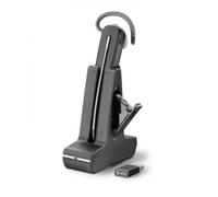 Poly Savi 8245-M - Savi 8200 series - micro-casque - intra-auriculaire - convertible - DECT / Bluetooth - sans fil - USB-A via adaptateur DECT - noir - Certifié pour Microsoft Teams