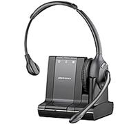 Plantronics Savi W710-M Monoaural Bandeau Noir avec Micro (Centre d'appel/Bureau, Monophonique, Bandeau, Noir, sans Fil, 120 m)