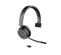 Plantronics - Voyager 4210 UC USB-A Headset (Poly) - Casque Bluetooth mono avec microphone à arceau et annulation de bruit - Connexion à un PC, un Mac et un téléphone portable - Teams (certifié)