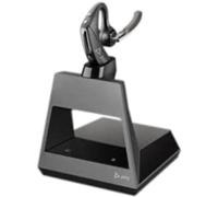 Plantronics Voyager 5200 Office Casque Bluetooth mono avec technologie WindSmart Micros adaptatifs IPX4 Bouton de commande vocale NFC Station de charge avec USB-A Microsoft Teams Noir