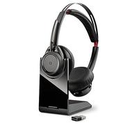 Plantronics Voyager Mise au Point UC B825 m Binaural Head Bande Noire Casques d'écoute Casque (Call Center/Bureau, Binaural, Serre-tête, Noir, sans Fil, 45 m)