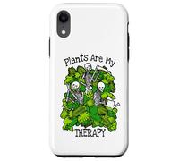 Plants are My Therapy Jardinier Squelette pour Amoureux des Plantes Coque pour iPhone XR