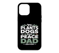 Plants Dogs and Peace Dad Edition Lover Vibes Coque pour iPhone 12 Pro Max