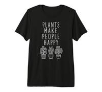Plants Make People Happy, Not A Regular Mom I'm A Plant Mom T-Shirt Haut de Gamme